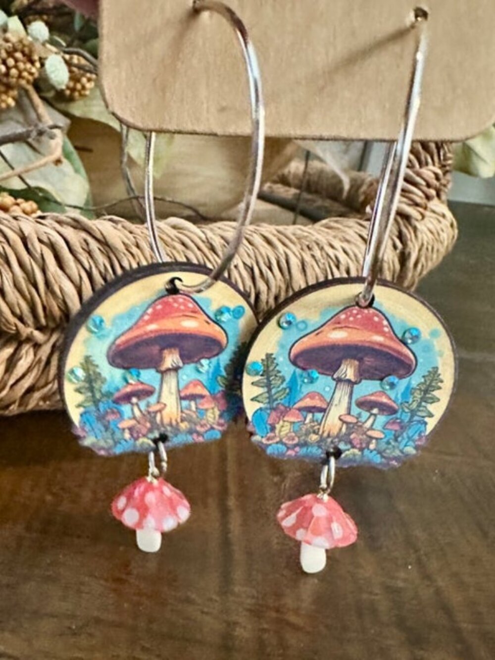 Mushroom Magic Earrings
